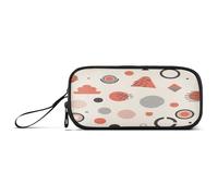 RPLIFE Geometric Lines Marker Cases, Pencil Pouch Cloth, Kawaii Pencil Bag