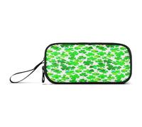 RPLIFE Green Clover Leaves Pen, Pencil and Marker Cases, Pencil Zipper Pouch, Special Pencil Case