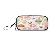 RPLIFE Ice Cream Donut Pencil Box Case, Medium Pencil Case, Nylon Pencil Case