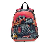 RPLIFE Kindergarten Backpack, Cute Truck Monster Little Kid's Backpack