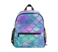 RPLIFE Mermaid Scales Backpack for Toddler Boys Girls Kids Backpacks Mini Kindergarten Backpacks, 3-8 Years