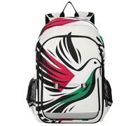 RPLIFE Palestine Flag Peace Symbol Children's School Bag, Cool Bookbags for Boys, Child Backpack Boy, Palestine Flag Peace Symbol, One Size, Traditional Backpacks, Palestine Flag Peace Symbol, One