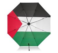 RPLIFE Palestine Flag Umbrella for Rain, Lightweight Portable Auto Open Close for Women, Travel Umbrellas for Rain, Wind and Sun