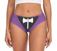 RPLIFE Panama Flag Womans Breifs, Breathable Underwear, Comfort Underwear, Soft Underwear, Lesbian Pride Flag Sexual Identity, L