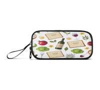 RPLIFE Passover Symbols Matzah Pencil Bag, Classic Pocket Pencil Case, Large Pencil Case