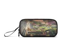 RPLIFE Picturesque Scene Historic City Center Pen Pouch, Pencil Case Zipper, Cute Pencil Bags