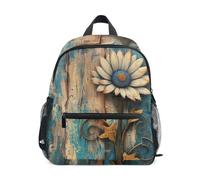 RPLIFE Rustic Daisy Backpack for Toddler Girls Boys Backpack, Rustic Daisy, S, Cool Soccer Print Backpacks