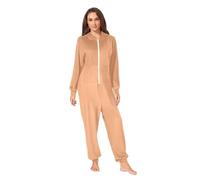 RPLIFE Sienna Womens Onesies Pajamas Mens Hooded Onesie Pajamas, Holiday Pajamas Women Onesie, Pajamas Women, Apricot, XL