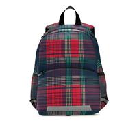 RPLIFE Tartan Blue Toddler Girl Backpack with Leash Kids School Backpacks Small Preschool Backpacks 3-6 Years, Medium