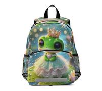 RPLIFE Toddler Backpack, Cute Frog Lily Pad Green Little Kid's Backpack