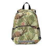 RPLIFE Toddler Backpack, Cute Sloth Jungle Leaves Little Kid's Backpack