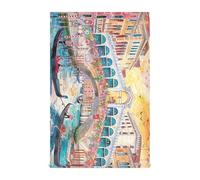 RPLIFE Venice Canals Romantic Hand Towels for Kitchen, 28x18 Inch Decorative Kitchen Hand Towels, Spring Kitchen Towels