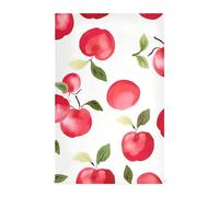 RPLIFE Watercolor Painted Apples with Leaves in a on White Kitchen Towels and Dishcloths Sets, 28x18 Inch Bulk Hand Towel, Farmhouse Towels Kitchen