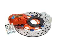 RPM 220mm Brake Caliper Disc 3 Hole Rotor Disk Set 84mm Radial Mounting 4 Piston Universal For Pitbike Street Bike For YAM&AHA(H)