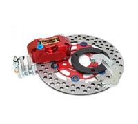 RPM 220mm Brake Caliper Disc 3 Hole Rotor Disk Set 84mm Radial Mounting 4 Piston Universal For Pitbike Street Bike For YAM&AHA(J)