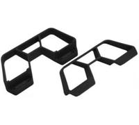 RPM Black Nerf Bars 1/10 Traxxas Rally & LCG Slash 4x4, 70652