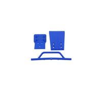 RPM Front Bumper and Skid Plate for Traxxas Slash 4X4 1/10 Short Course Truck Blue