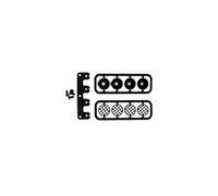 RPM Light Canister Set for 1/10 Slash Front Bumper Black Four LED RPM80982