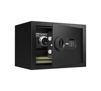 RPNB Small Home Safe Box,Personal Safe,Mini Money Safes for Home,14 L | Digital Cash Safe with Keys,Electronic Code Lock,Steel Alloy Safe for Documents,Home,Office,Hotel,Business,Jewelry