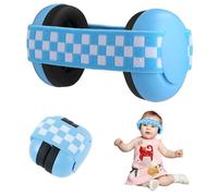 Rppiup Baby Ear Defenders for 0-36 Months, baby headphones for airplane with Adjustable Headband, Safe noise cancelling headphones for babies, newborn ear defenders for Toddlers & Children (blue)