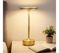 Rppiup Cordless Table Lamp, Rechargeable Night Light Touch Lamps, Modern Wireless Desk Lamps, Color Stepless Dimming Bedside Lamps, Protable Reading Light for Home Shower Bedroom Living Room Kitchen