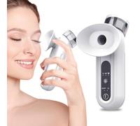 Rppiup Heated Nano Eye Mist Sprayer, eye steamer for dry eyes mist spray for dry eyes, steam therapy wand with Cold & Hot Compress Modes for dry eyes, Rechargeable Handheld Eye Moisturizer and Soother