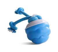 Rppiup Interactive Dog Toys for Small Dogs, 3 Modes Smart Dog Toys for Boredom, Rechargeable Moving Dog Toy for Small Pets & Puppies, Eco-Friendly Material & Dental Rope Knot Tail for Pet Well-Behaved