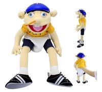 Rppiup jeffy puppet, 60cm Hand Puppet with Working Mouth, Mischievous Funny Puppets Toy, Jeffy Hand Puppet Plush Toy, Soft puppets for children Boys and Girls, Play House Birthday Christmas Halloween