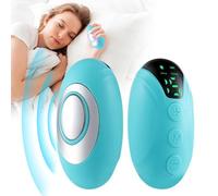 Rppiup Sleep Aid Device, Holding Portable Calm Carry Sleep Aid, USB Rechargeable Anxiety Relief for Adults, 2 Modes Microcurrent Compact Sleep Aids for Adults Insomnia, Calm Palm Device-Blue