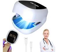 Rppiup Upgrade Nail Fungus Laser Device, Antifungal Laser with Time Display 7 Minute Fast-acting Anti Fungal Nail Treatment, Infrared & Blue Light Nail Fungus Laser for Multiple Toenails & Fingernails