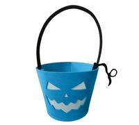 Rproonay Halloween Candy Bucket, Trick Treat Bucket, Felt Treat Bag, Multi-Purpose Usage, Generous Storage Space, 24x16x16cm, For Candies Toys And Party Favors