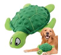 Rproonay Plush Sea Turtle Dog Toy, Sound Chew Pet Squeaky Toys, Squeaky Dog Chewing Toy, Sea Turtle Dog Toy, Interactive Chew Sea Turtle Toy, Easy To Use, Portable for Playing Dog