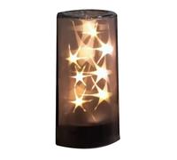 Rproonay Translucent Hexagonal Star Night Light, Easy to Use, 15x15x30cm, Galaxy Crystal Ball Night Light, Arts and Crafts Nightlight Supplies, Eye Catching, for Toddler, Kids