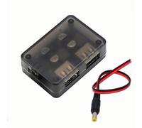 RPTCOTU DC to 5V USB Buck Converter, Dual USB Port Fast Charger Board, Auto Power Supply Adapter, 6-30V 2.5A 12V 24V to 5V 9V Voltage Step Down Regulator, Car Volt Transformer(2.5A PVC).