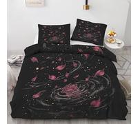 Rptidmv Single Duvet Cover Set roses Reversible Bedding Sets with Zipper for Children, Soft Hypoallergenic Microfiber Quilt Cover 61"x 86.6" + 2 Pillowcases 19.7"x 29.5"