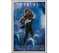 RPW Roystone Print Works Aliens 1986 Wall Art Movie Film Poster Art Decor Advertisement (A4 Framed - White Frame)