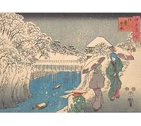 RPW Roystone Print Works Hiroshige 'Ochanomizu', Japan, 19th Century, Reproduction gloss A4 & A3 Vintage Classic Ukiyo-e Art Poster