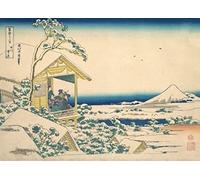 RPW Roystone Print Works Hokusai 'Morning After The Snow at Koishikawa in Edo', Japan, 18-19th Century, Reproduction gloss A4 & A3 Ukiyo-e Classic Art Poster