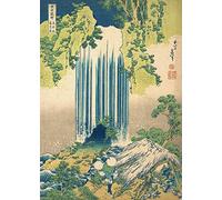 RPW Roystone Print Works Hokusai 'Yoro Waterfall in Mino Province', Japan, 18-19th Century, Reproduction 250gsm Gloss A4 & A3 Ukiyo-e Classic Art Poster