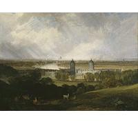 RPW Roystone Print Works J.M.W Turner 'London from Greenwich Park', England, 1800, Reproduction 250gsm Gloss A4 & A3 Vintage Poster (A3)
