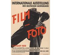 RPW Roystone Print Works Vintage Film and Theatre 'Stuttgart Film and Photo Exhibition', 1929, Reproduction 250gsm A4 & A3 German Constructivism Bauhaus Poster