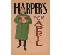 RPW Roystone Print Works Vintage Literature 'Sherlock Holmes. Harper's Magazine', U.S.A, 1897, Edward Penfield, Reproduction 250gsm A4 & A3 Vintage Sherlock Holmes Poster (A5 147 x 210mm)