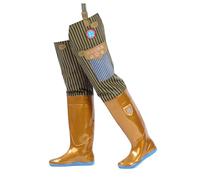 RPXHZLKTM Hunting Hip Waders Outdoor Hip Boots, PVC Mens Anti-slip, for Marshes Fishing Sand Mining(6.5)