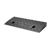 RPXHZLKTM Wheelchair Ramps Threshold Ramp for Wheelchair Doorway, 3-22Cm Rise Curb Ramp, Rubber Driveway Kerb Ramp(Black,50 * 27 * 7Cm)