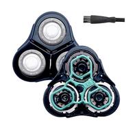 RQ11 Shaving Head Compatible with Philips, RQ11 Replacement Heads with Brush for Razor Men, RQ11 Replacement Shaving Head Compatible with Philips Shaver RQ1150 RQ1160 RQ1180 RQ1195 RQ1180