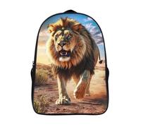 RQATHDUUD Lion Cartoon Toddler Backpack,3D Comfy Soft School Bag,Rucksack Preschool Bookbag Backpacks 40x28x16cm