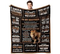 Rqhoqci Big Brother Gifts - Throw Blanket, 60"X50" for Christmas & Birthday