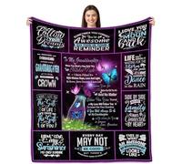 Rqhoqci Granddaughter Gifts Blanket, Granddaughter Gifts from Grandma, to My Granddaughter Throw Blanket 60"X50"