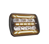 RQHTHTR Headlights 1 Piece 2 Piece Car Headlight 5x7/6x7 LED DRL Brightest Truck Hi-Lo Beam Halo Car Light 30000LM 400W For Jeep For Wrangler YJ XJ MJ 1984-01(1 Piece Type I)