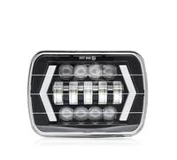 RQHTHTR Headlights 1 Piece 2 Piece Car Headlight 5x7/6x7 LED DRL Brightest Truck Hi-Lo Beam Halo Car Light 30000LM 400W For Jeep For Wrangler YJ XJ MJ 1984-01(1 Piece Type A)